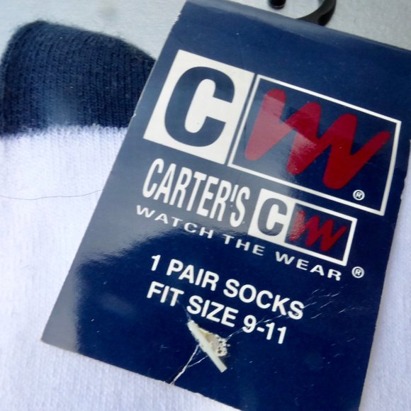 Carters White Womens Ankle Socks Ladies Size 9-11 - Picture 2 of 9